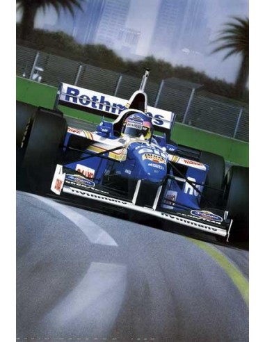 Litografia Born Racer - Jacques Villeneuve