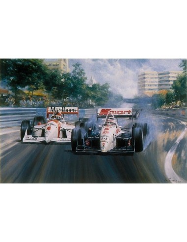 Litografia Mansell's Paradise - Nigel Mansell - Alan Fearnley