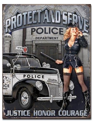 Placa Protect And Serve
