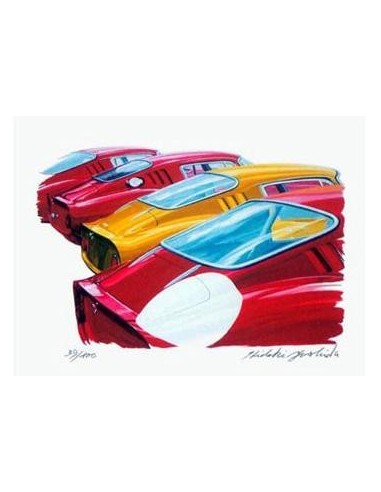 Litografia Ferrari 275 GTB - Hideki Yoshida