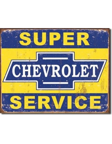 Placa Super Chevy Service