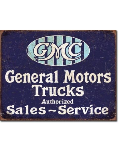 Placa GMC Trucks Authorized 