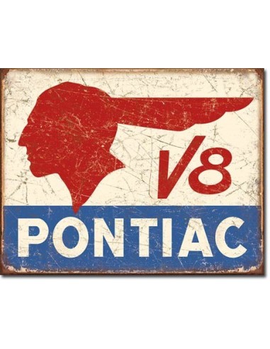 Placa Pontiac V8 