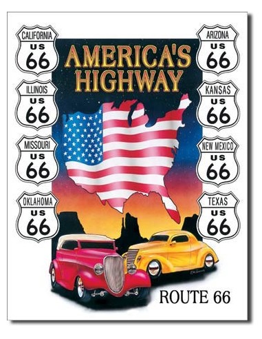 Placa America's Highway 