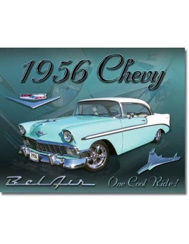 Placa Chevy 1956 Bel Air