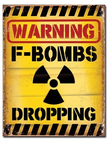Placa F-Bombs Dropping